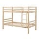 preview thumbnail 41 of 41, Twin over Twin Wooden Bunk Bed,High Guardrail,Ladder,Kids Teens,Dorm