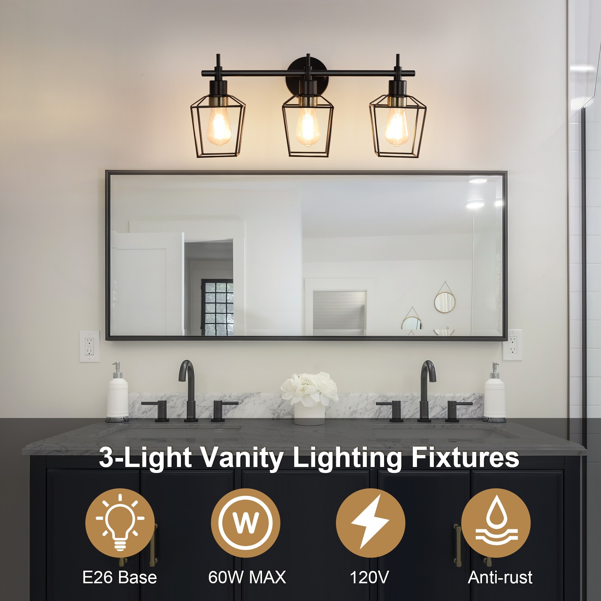 Cecilia 2 Light Bathroom Vanity Light, Brushed Nickel - Traditional...