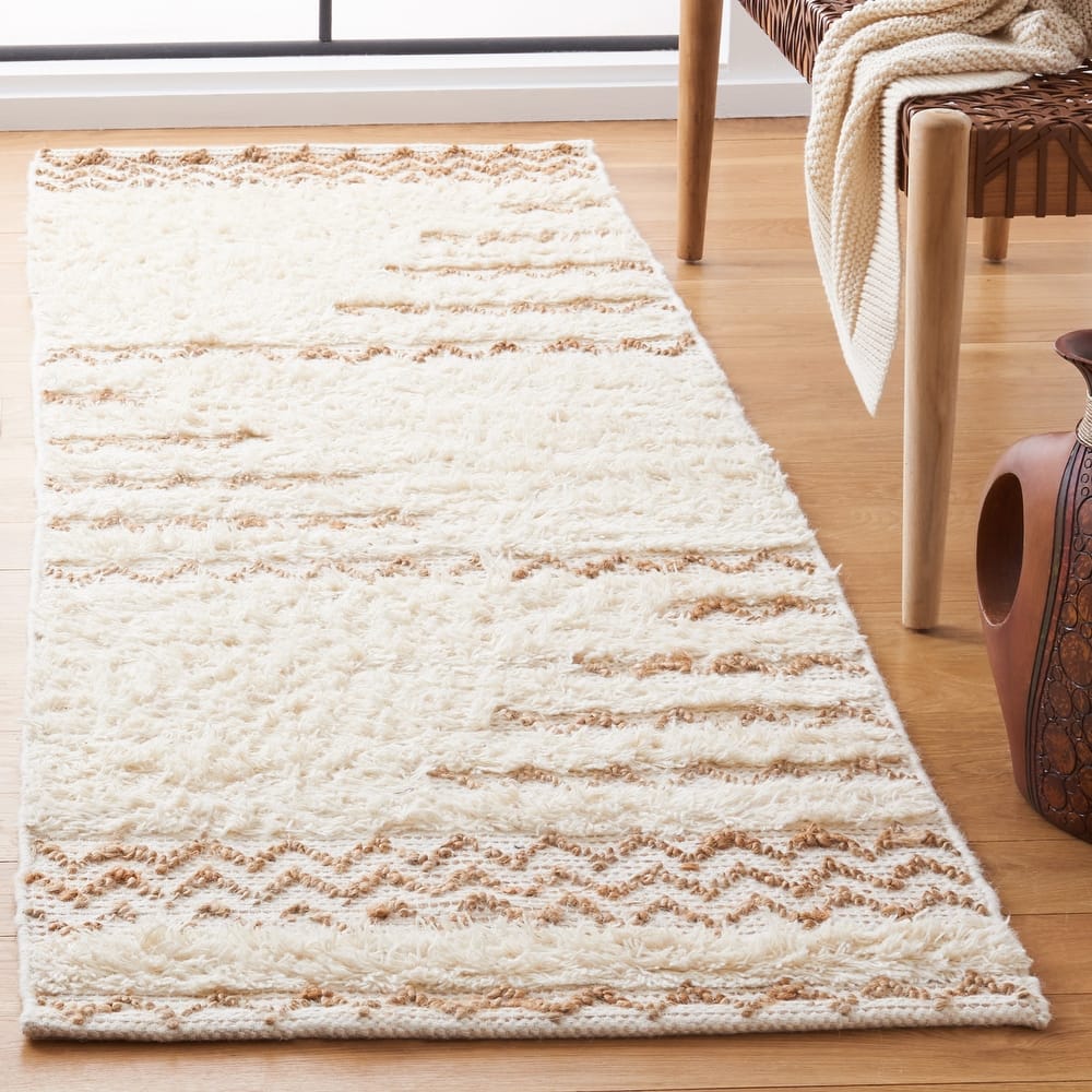 SAFAVIEH Handmade Natura Siemone Casual Wool Rug