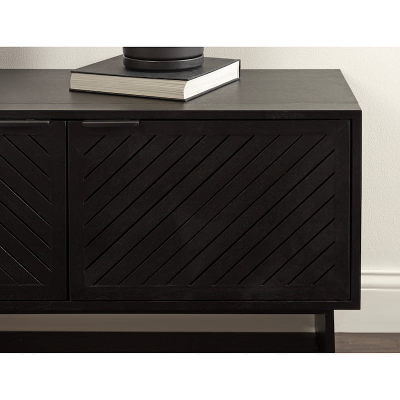 Kate and Laurel Mezzeta Wood TV Stand - 38x15x22