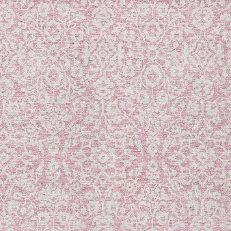 HomeRoots Damask Traditional Rectangle Outdoor Rug