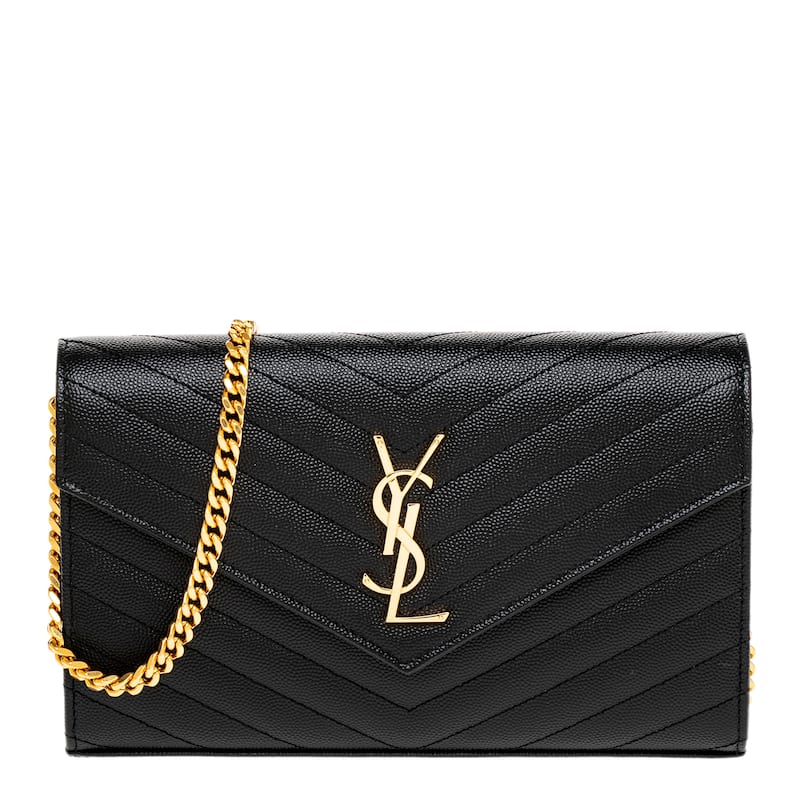 Saint Laurent Cassandre Chain Wallet