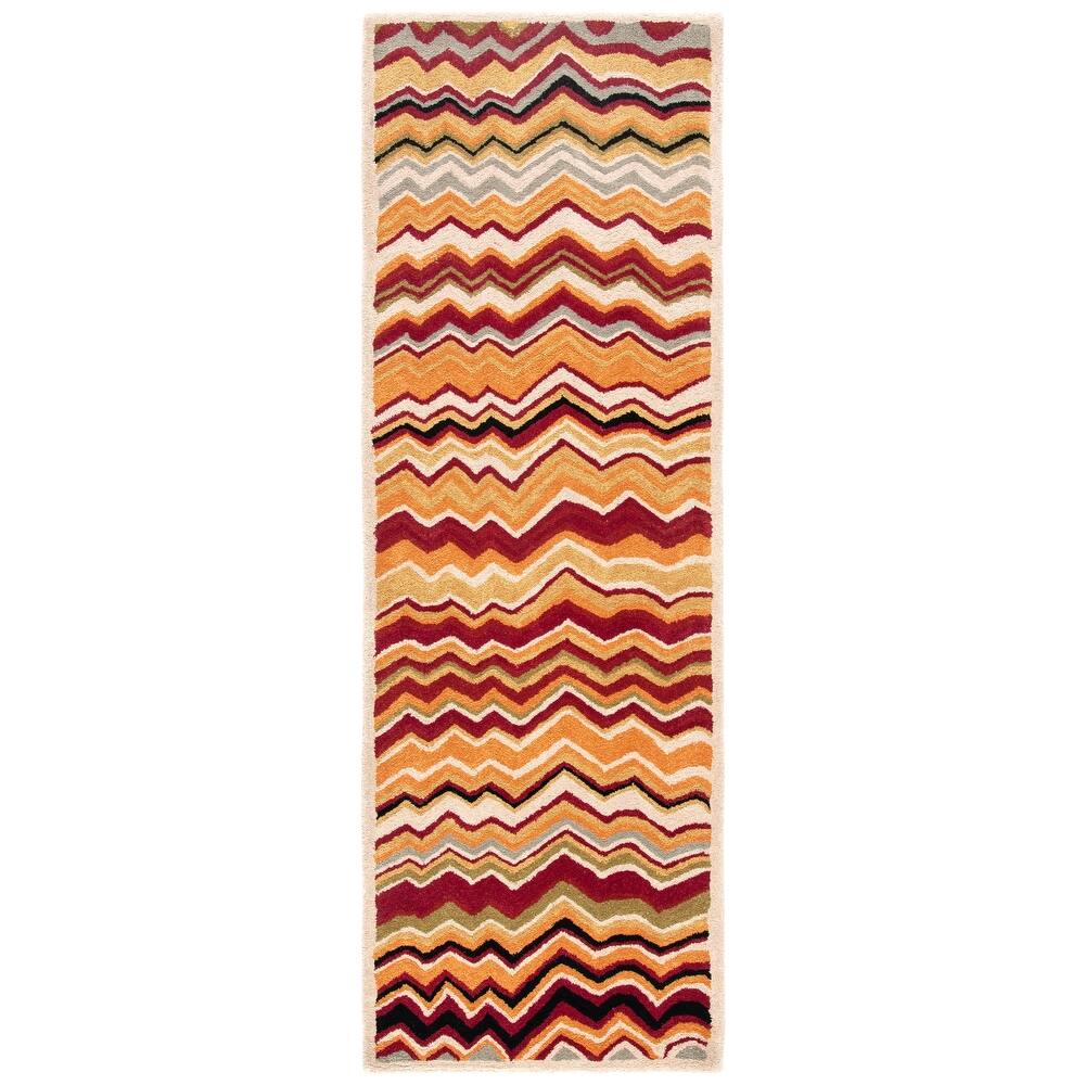 SAFAVIEH Handmade Wyndham Gulzhan Modern Wool Rug