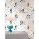 preview thumbnail 4 of 6, Bluey and Bingo Hearts Multicolor Peel and Stick Wallpaper
