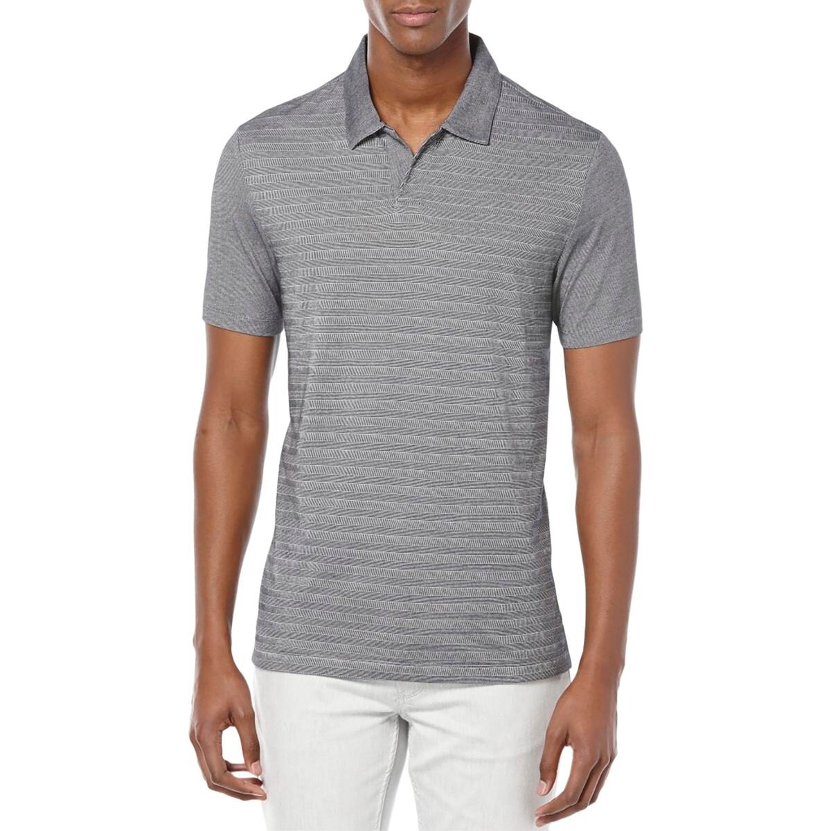 perry ellis long sleeve polo
