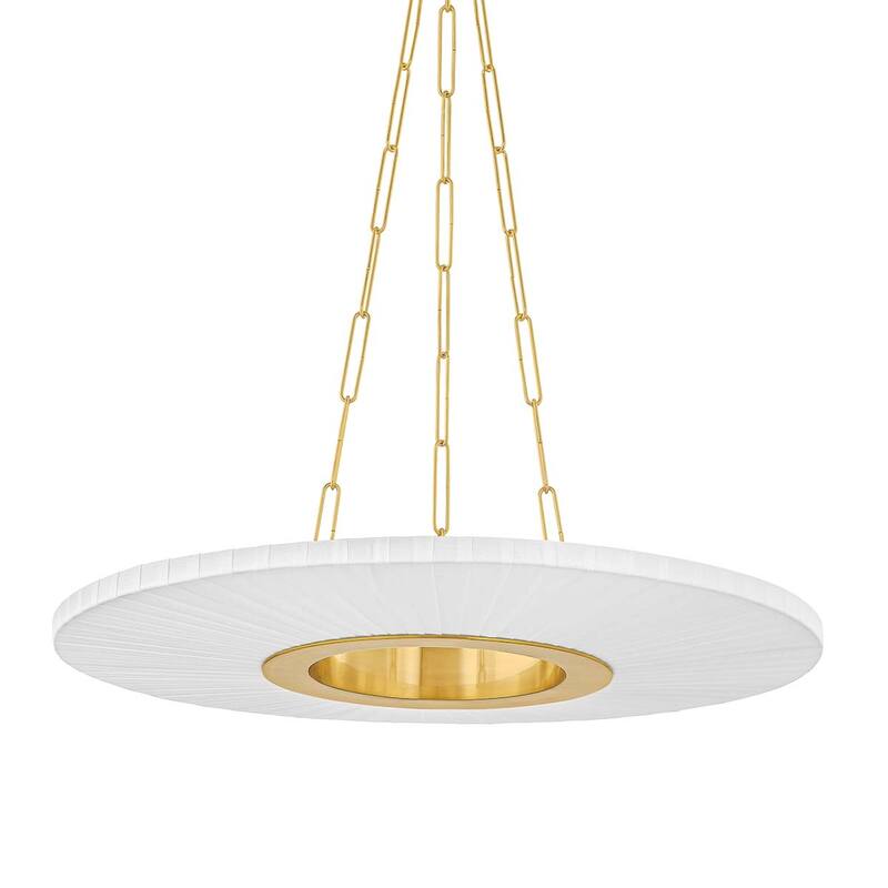 Hudson Valley Lighting 2530 Prattsburgh 30" Wide Ring Chandelier - Aged Brass