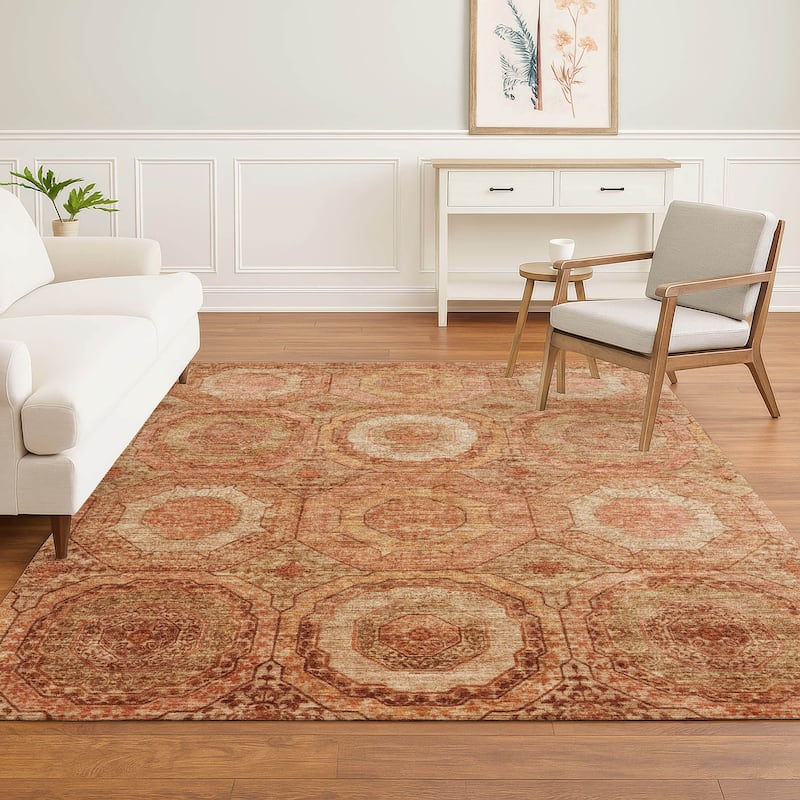 Premium Washable Super Soft Traditional Mamluk Mayfield Rug