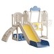 preview thumbnail 15 of 20, Toddler Slide, 5 in 1 Baby Slide Playground with Climbing , Strong swing, Easy Assembly Toddler Playset