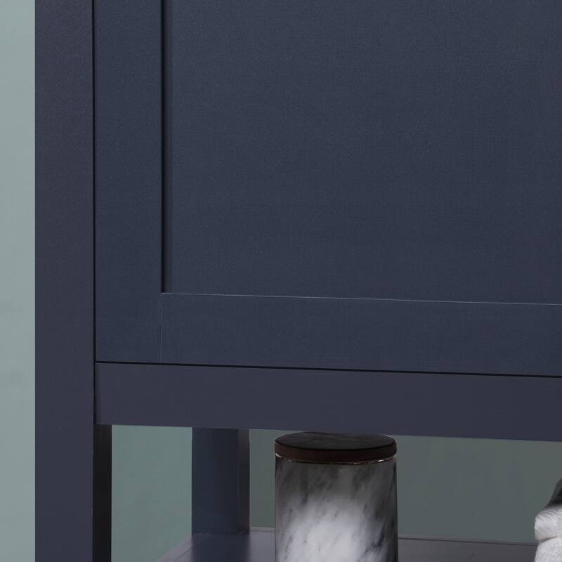 Ove Decors Vegas 36 in. Single Sink Bathroom Vanity in Midnight Blue