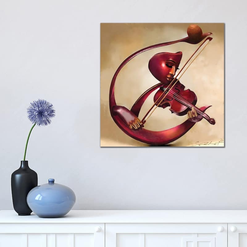 iCanvas "Ethereal Strings" by Salaam Muhammad Canvas Print - 18x18x1.5