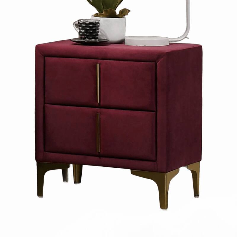 Red And Gold Coated 1pc Nightstand Bar Pull Handle
