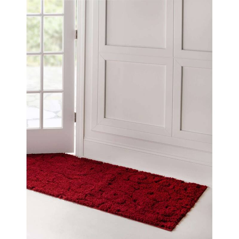 Shag Milson Collection Area Rug