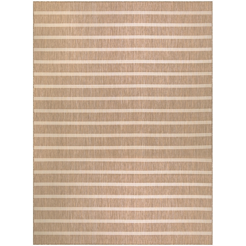 Nourison Selerno Indoor/Outdoor Striped Area Rug.