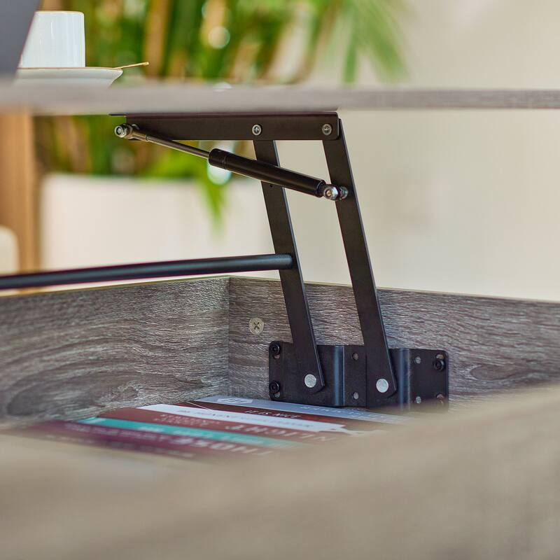 CO-Z Modern Lift Top Coffee Table with Storage
