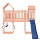 preview thumbnail 5 of 18, vidaXL Swing Set Outdoor Backyard Wooden Playground Equipment for Kids Age 3-8