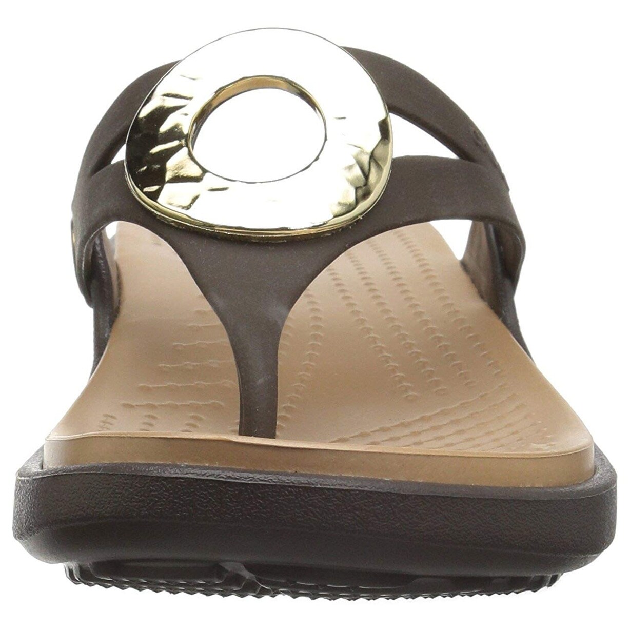 women's sanrah hammered metallic sandals