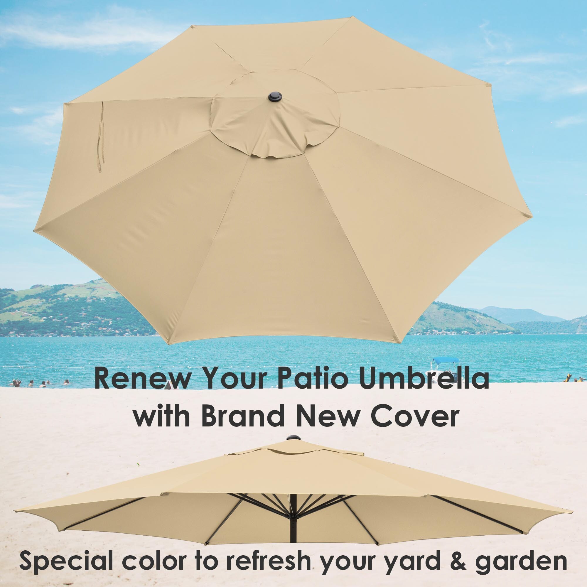 companies that sell all stuff for 13 foot patio umbrellas TheLAShop 8-Rib Furniture Table Market Umbrella Color Op Introducing 13ft Double Top Round Cantilever Umbrella Pro Polaris 13-Foot Cantilever Umbrella with