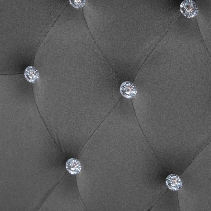 Velvet Computer Chair, Button Tufted Desk Chair with Swivel Wheels, Adjustable Height, and Tilt Function