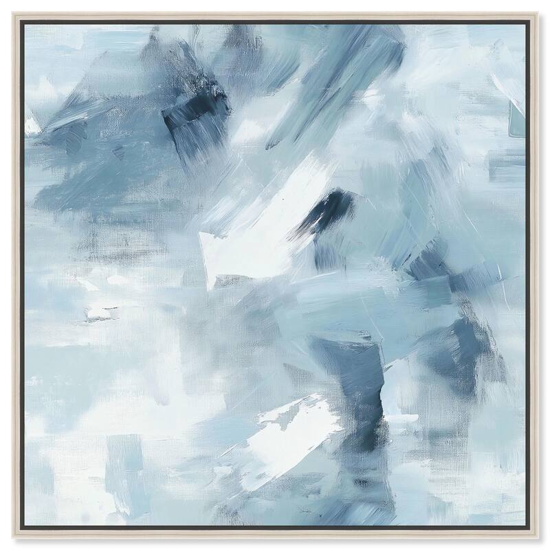 Arctic Slumber I Canvas by Art Remedy - Silver - 40" x 40"