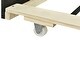 preview thumbnail 11 of 12, Teddy Fleece Wingback Bed Frame wPull-out Trundle Bed, LED Light Bars and 2 Drawers, Gray Platform Queen Bed for Bedroom