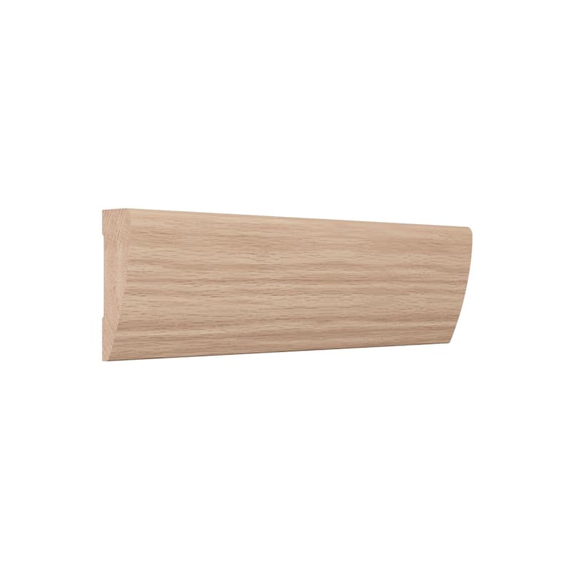 WM327: 11/16-in D x 2-1/4-in W x 96-in L Americraft Solid Hardwood Stain Grade Modern Casing Moulding