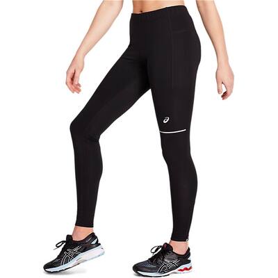 ASICS Womens Run Lite Show Tight Athletic Jogger Pants,, Black, X-Small