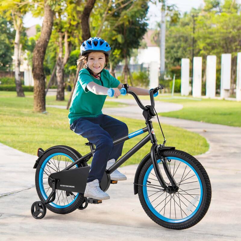 Costway 18" Kids Bike with Adjustable Saddle Handlebar Removable - See Details