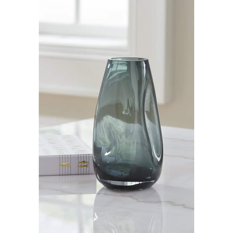 Signature Design by Ashley Beamund Teal Blue Vase