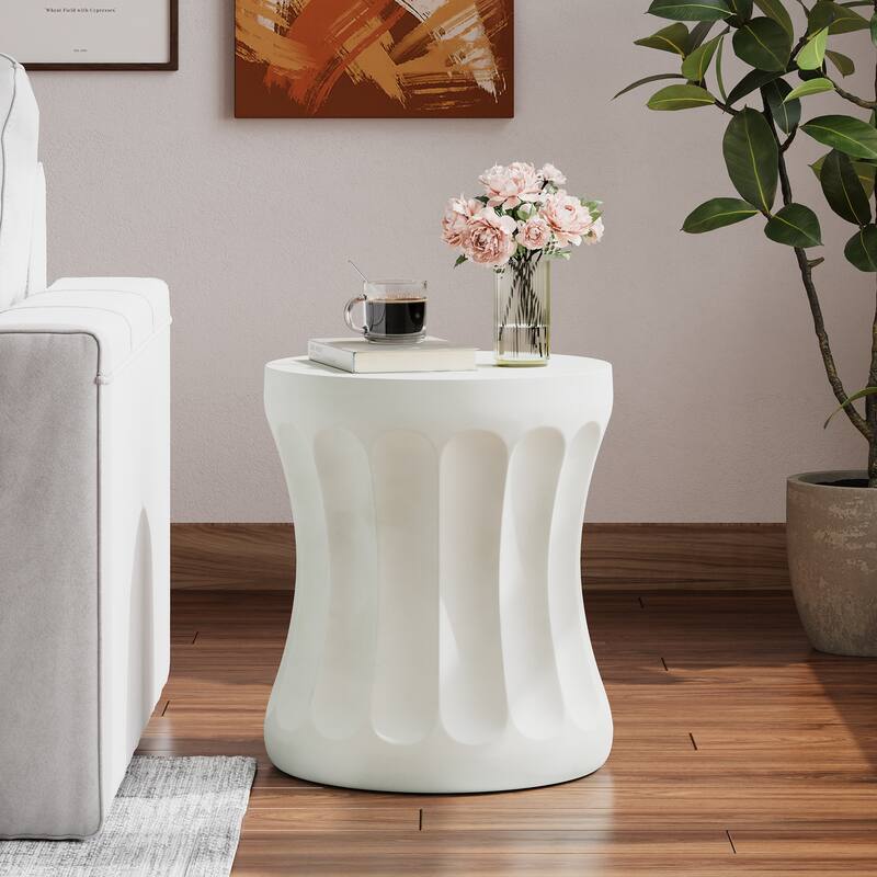 Christopher Knight Home Indoor/Outdoor Modern Cylindrical Side Table