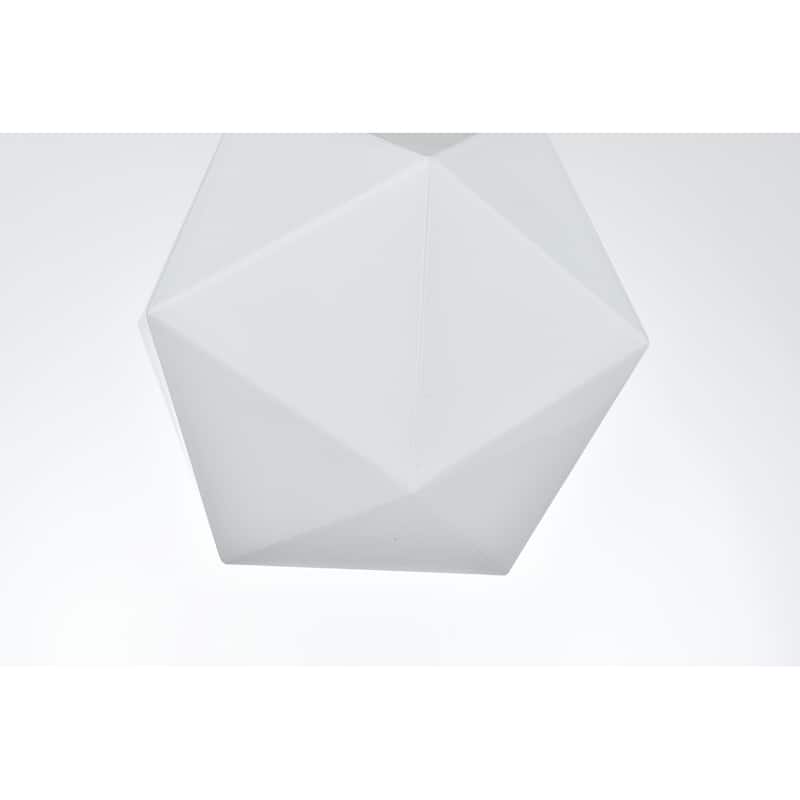 Elegant Lighting LD2347 Lawrence 10" Wide Semi-flush Ceiling Fixture