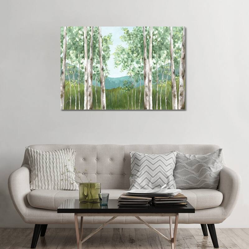 iCanvas "Behind Mountains" by Eva Watts Canvas Print - 32x48x1.5
