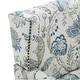 preview thumbnail 35 of 134, 2 Set Traditional Patterned Wingback Accent Chairs with NailHead