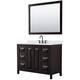 Option Dark Espresso, Black Trim, Giotto Quartz Top
