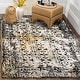 preview thumbnail 7 of 32, SAFAVIEH Classic Vintage Boho Manila Distressed Oriental Cotton Rug 3' x 5' - Black/Silver - Rectangle