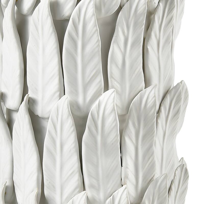 Elk Home Sargent Matte White Earthenware 7 Inch Wide Vase