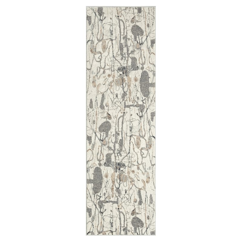Katie Merz ARTWRKS Area Rug - 2'6" x 8' - Greys x Neutrals