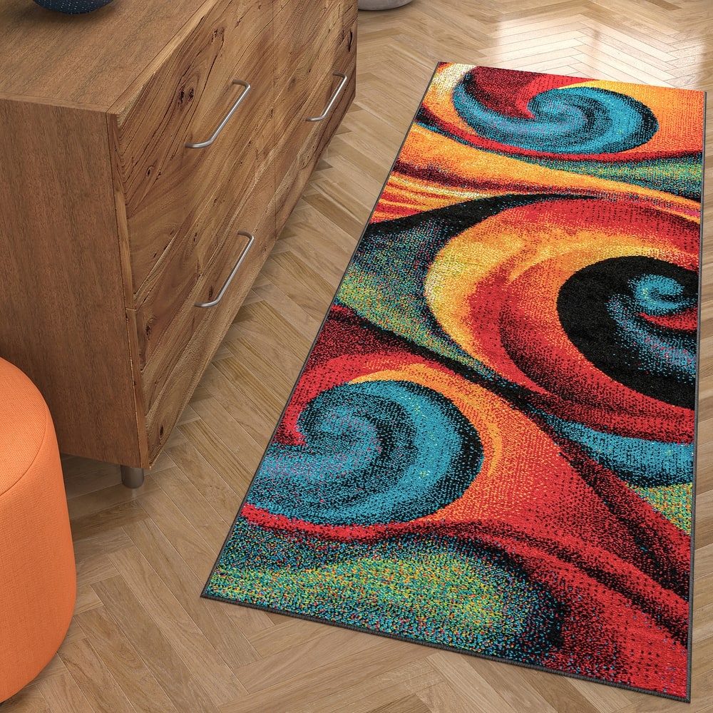 Rhapsody Modern & Contemporary Abstract Indoor Area Rug