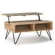 preview thumbnail 29 of 48, Moreno Mango Wood Metal Rectangle Industrial Lift Top Coffee Table