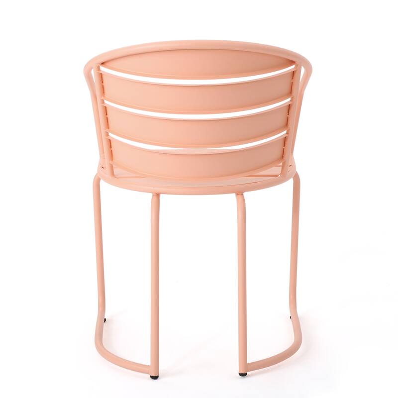 Moniva Bistro Set, Curved silhouettes and a matte finish blend modern design with fun,