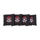 preview thumbnail 1 of 1, Miami University RedHawks Tokyodachi Black Cornhole Bags All-Weather Resin Filled