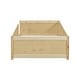 preview thumbnail 13 of 45, Twin Size Wood Floor Platform Bed with Built-in Book Storage Rack
