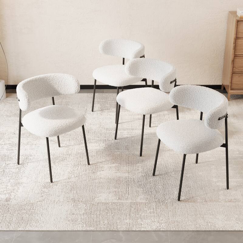 Dining Chairs Set Of 4 With Metal Legs