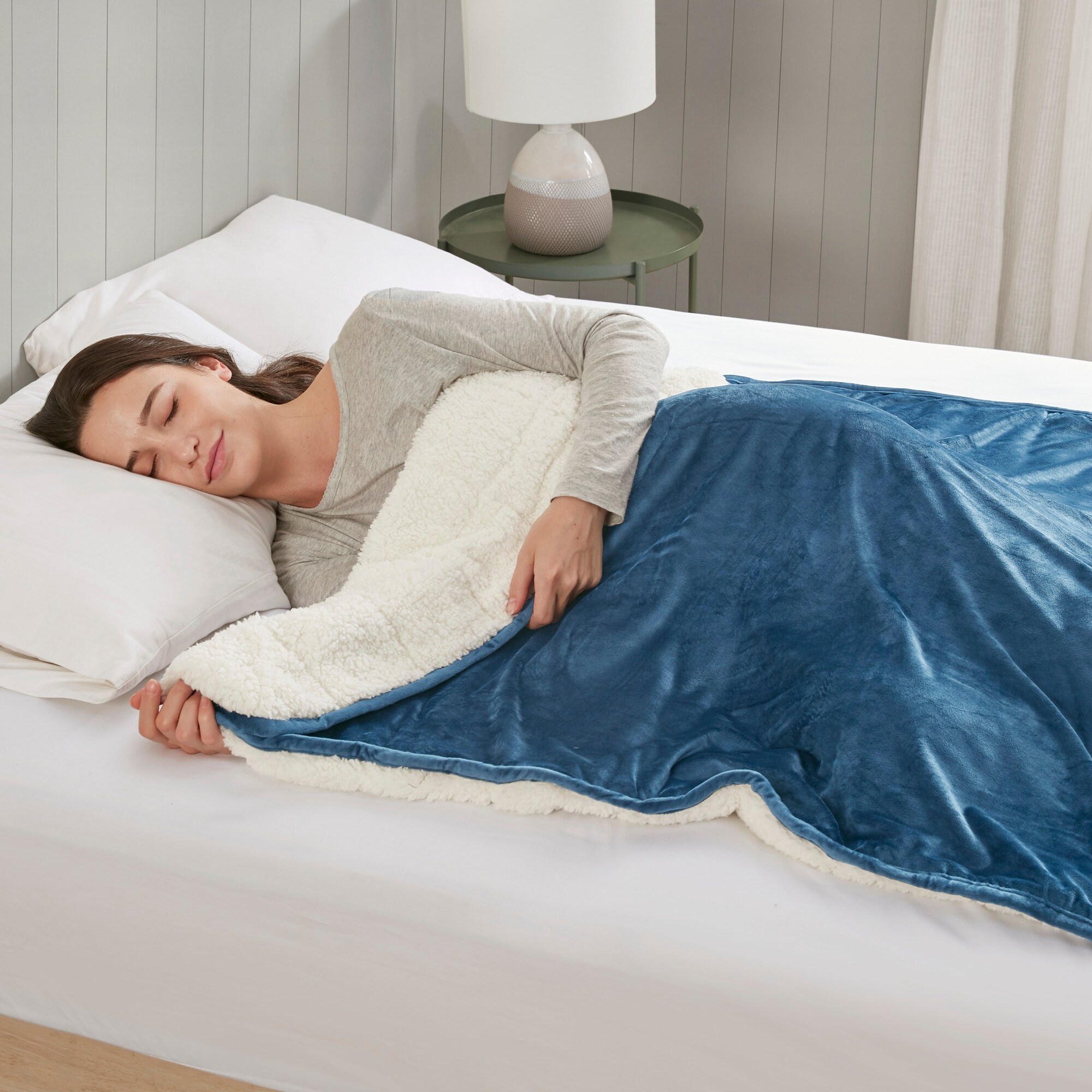 Sleep philosophy velvet sale to berber weighted blanket