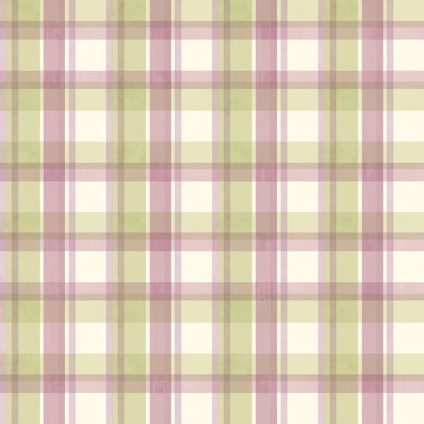 Brewster MEA21534-SAM 8"x 10" Sample of MEA21534 - Green Sunday Plaid