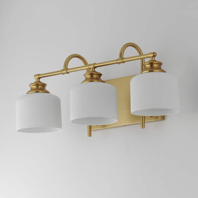Maxim 21493WT Bisque 3 Light 24" Wide Vanity Light