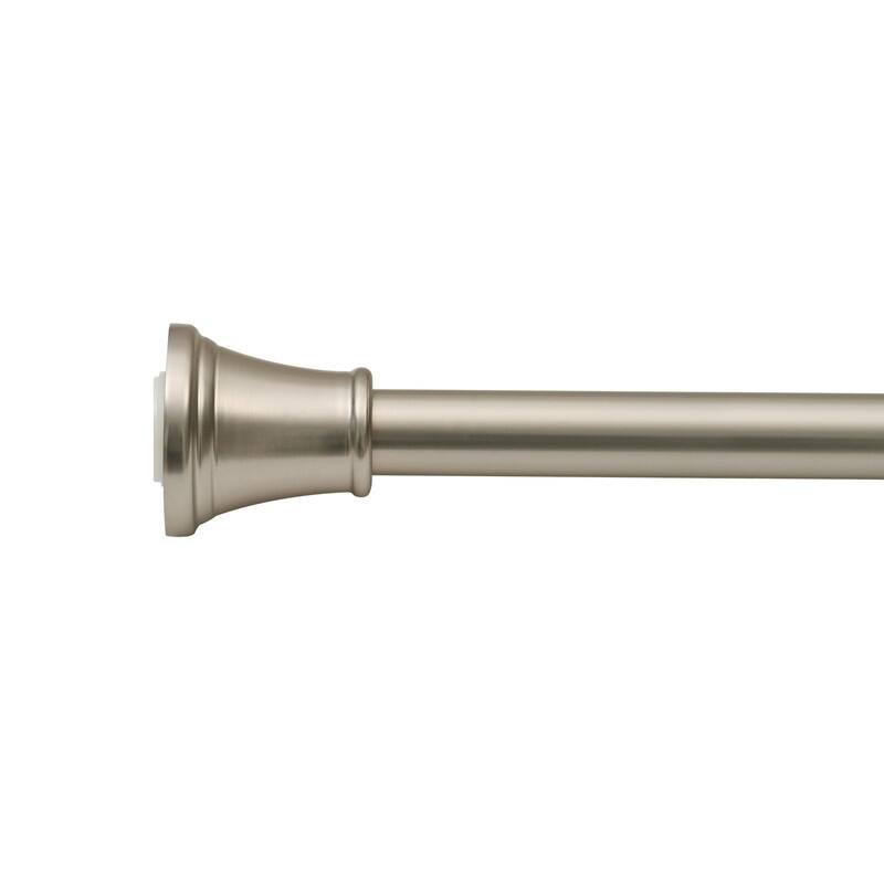 Utopia Alley Adjustable 72-Inch Shower Curtain Tension Rod - Rust-Proof Aluminum with Rubber End Cap, No Drill Installation