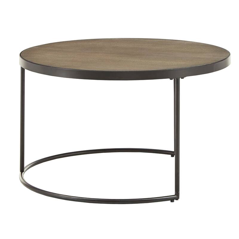 Downing Wood Round Nesting Coffee Table Set by iNSPIRE Q Modern