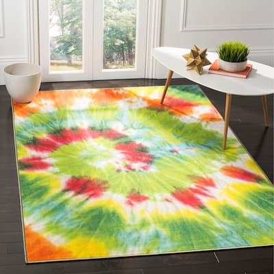 SAFAVIEH Paint Brush Machine Washable Slip Resistant Ameetha Rug