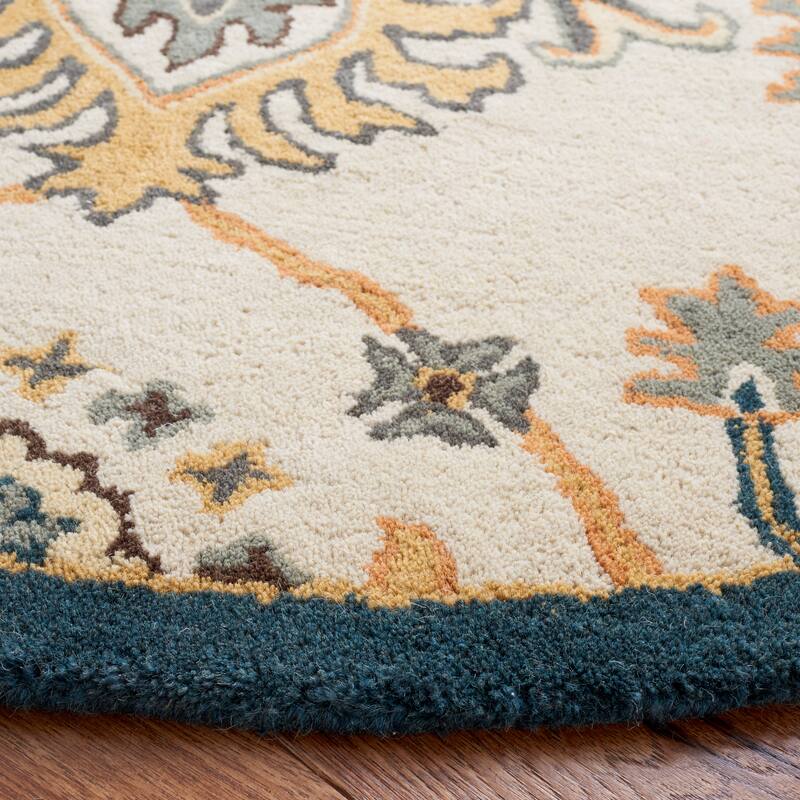 SAFAVIEH Handmade Heritage Trellis Traditional Wool Rug