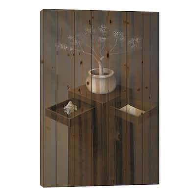 Growth Print On Wood by Marlene Llanes - Multi-Color
